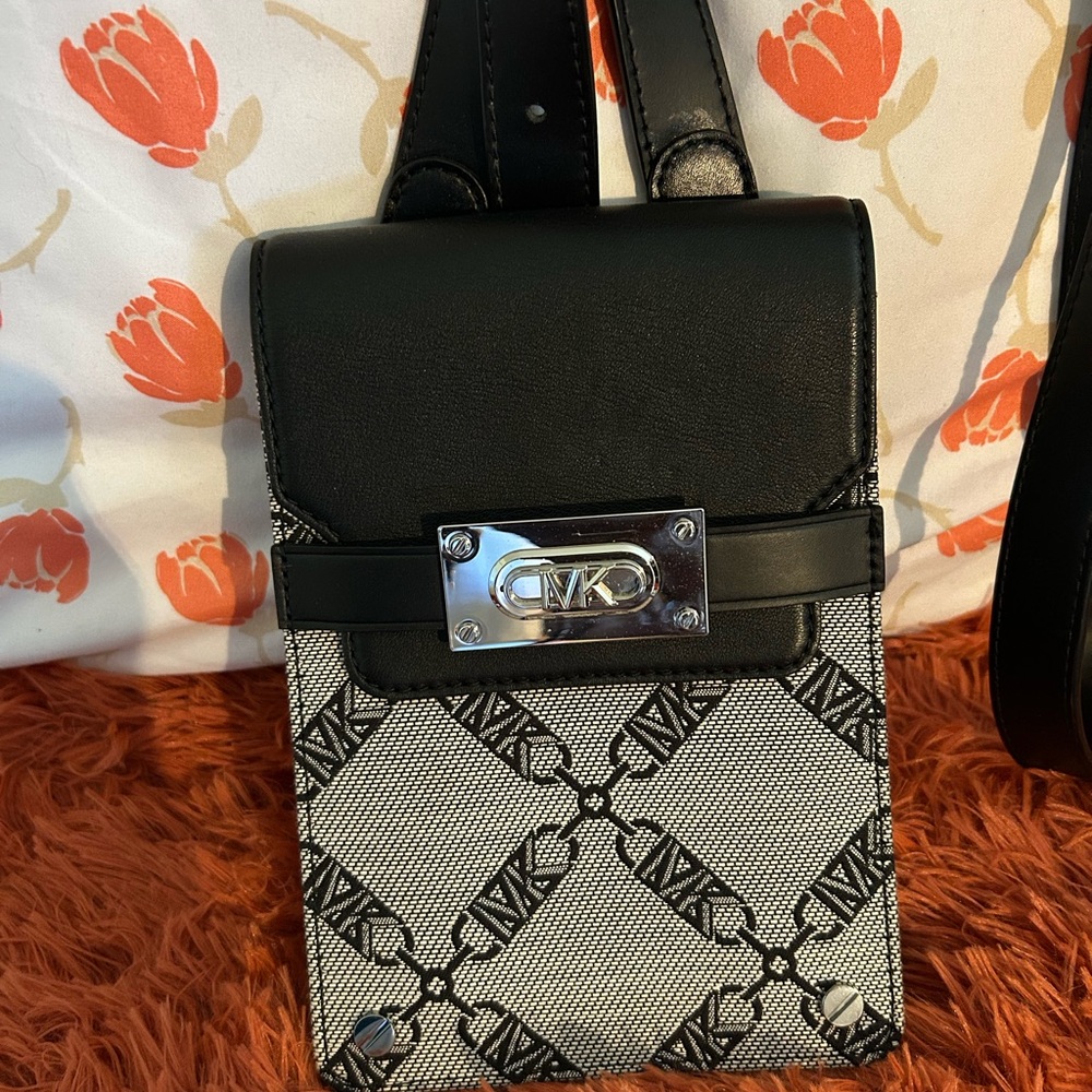 Michael Kors Black and Gray Men's Bag 💥 Brand New